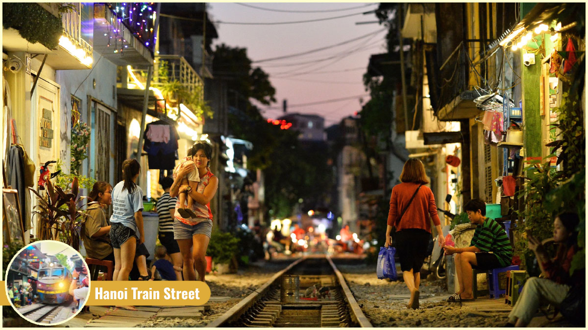 Witness the local life around Hanoi Train Street