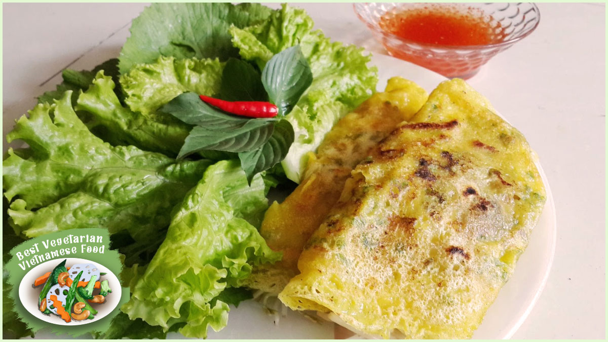 Best Vegetarian Vietnamese Food - Vegetarian Pancake