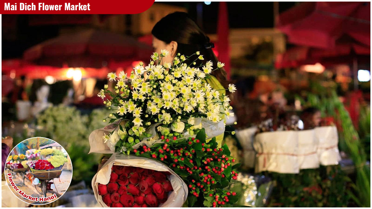 Flower Market Hanoi - Mai Dich Flower Market