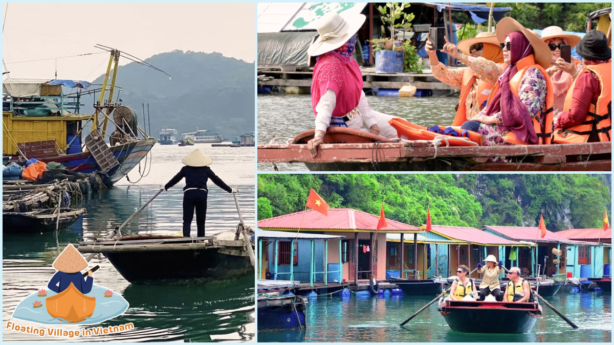 Visit Halong Bay and explore the floating village in Vietnam