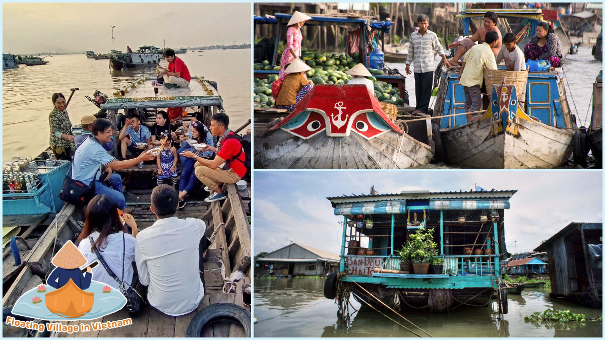 Visit Mekong Delta and explore the floating village in Vietnam