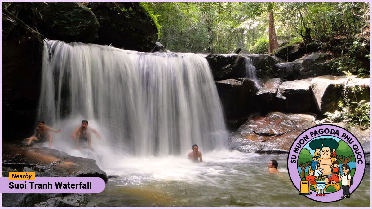 Attraction nearby Su Muon Pagoda Phu Quoc - Suoi Tranh Waterfall Attraction nearby Su Muon Pagoda Phu Quoc - Suoi Tranh Waterfall