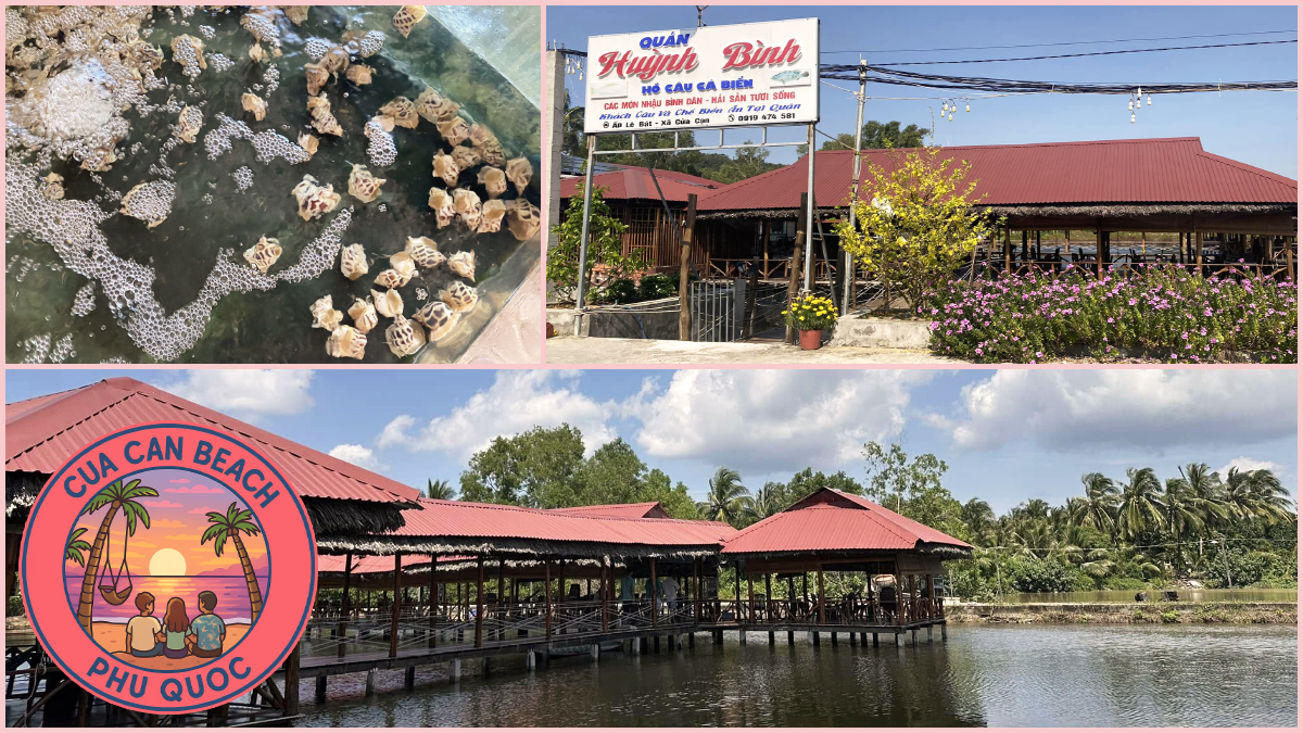 Local Seafood in Cua Can Beach Phu Quoc - Huynh Binh