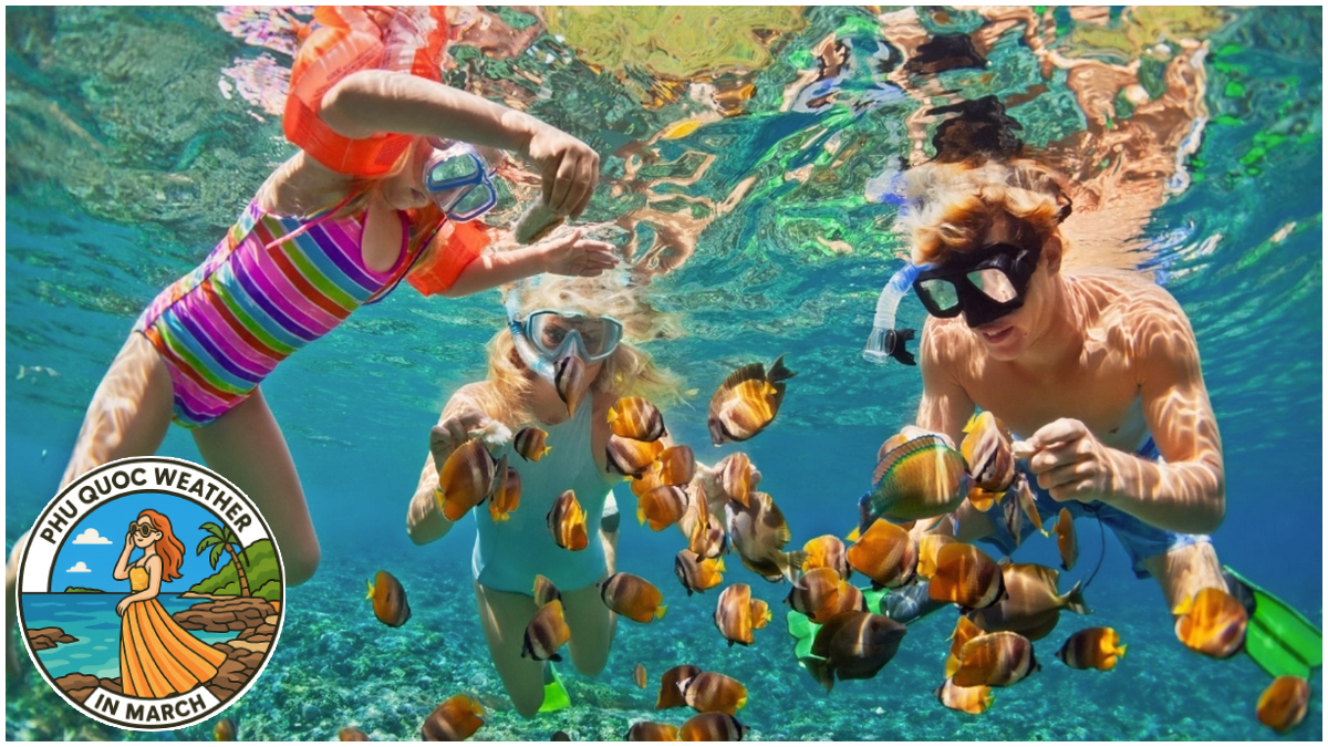 Perfect Phu Quoc Weather in March Makes It an Ideal Place for Snorkeling Perfect Phu Quoc Weather in March Makes It an Ideal Place for Snorkeling