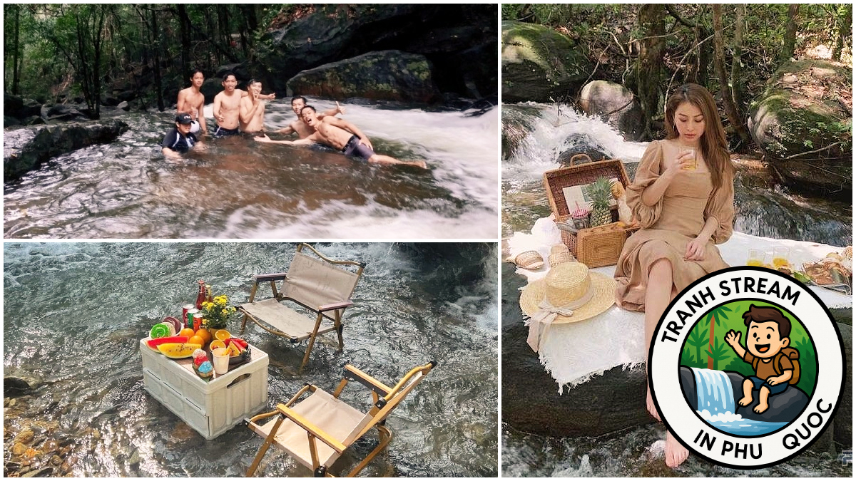 Picnic at Tranh Stream in Phu Quoc