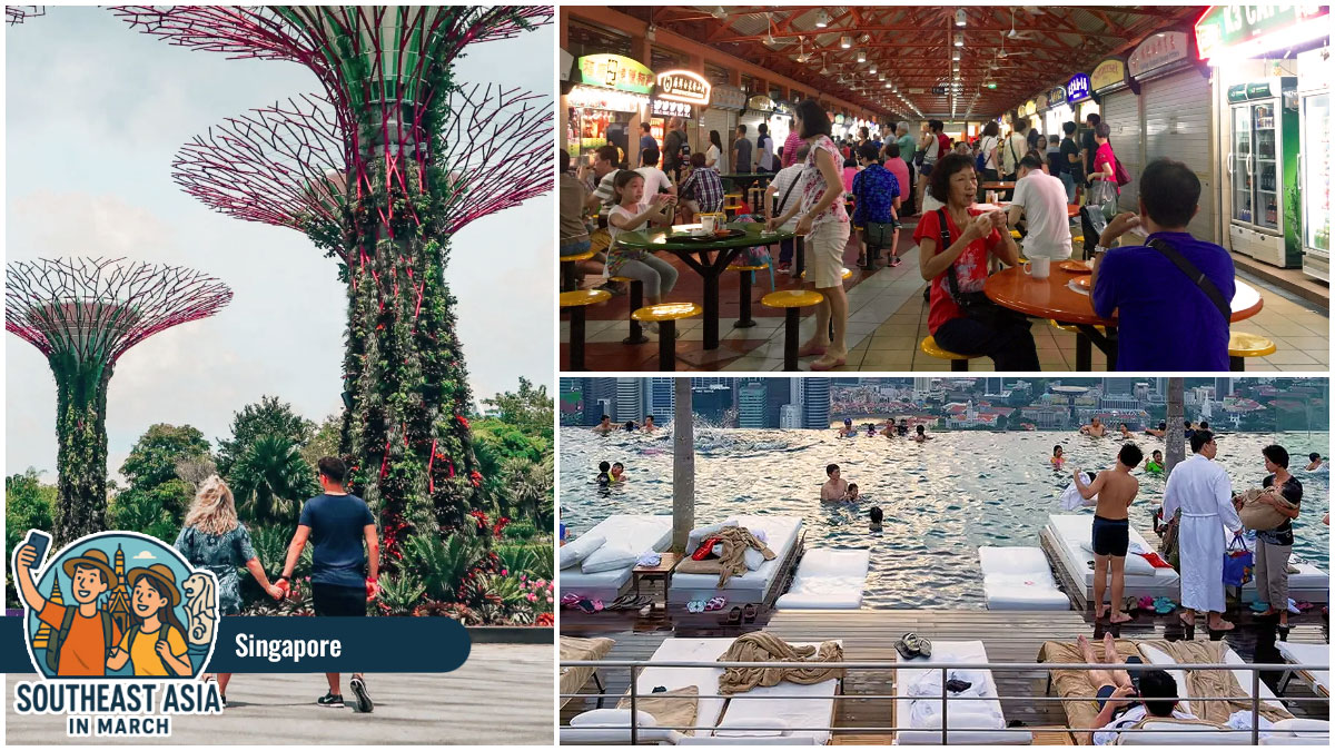 Where to Go in Southeast Asia in March - Singapore Where to Go in Southeast Asia in March - Singapore