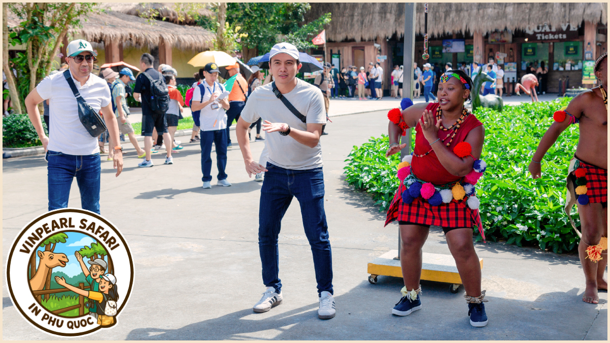 Experience the Zulu Dance at Vinpearl Safari in Phu Quoc Experience the Zulu Dance at Vinpearl Safari in Phu Quoc
